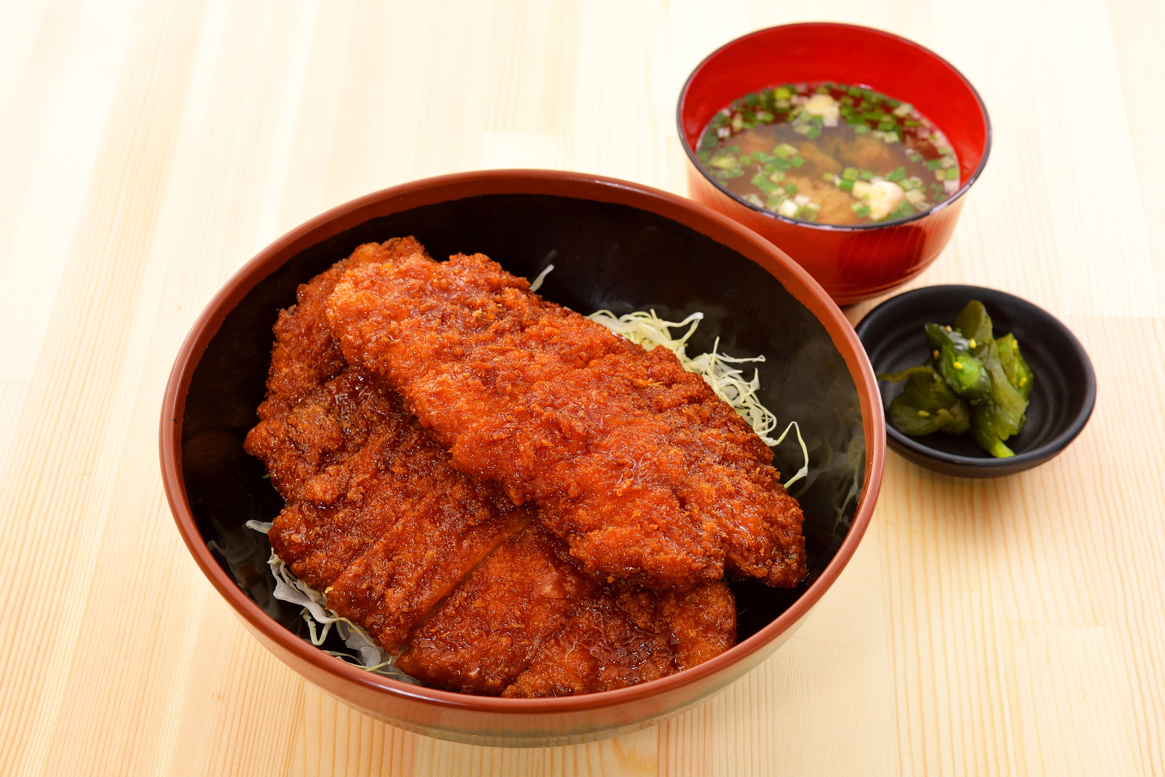 特盛ソースカツ丼&味噌汁セット