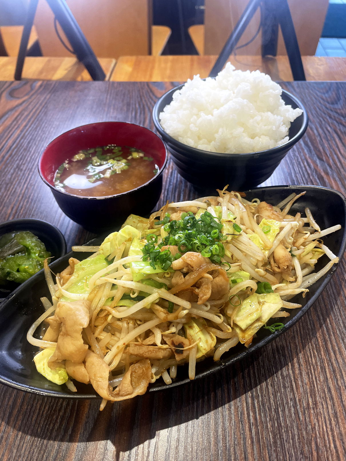 野菜炒め定食